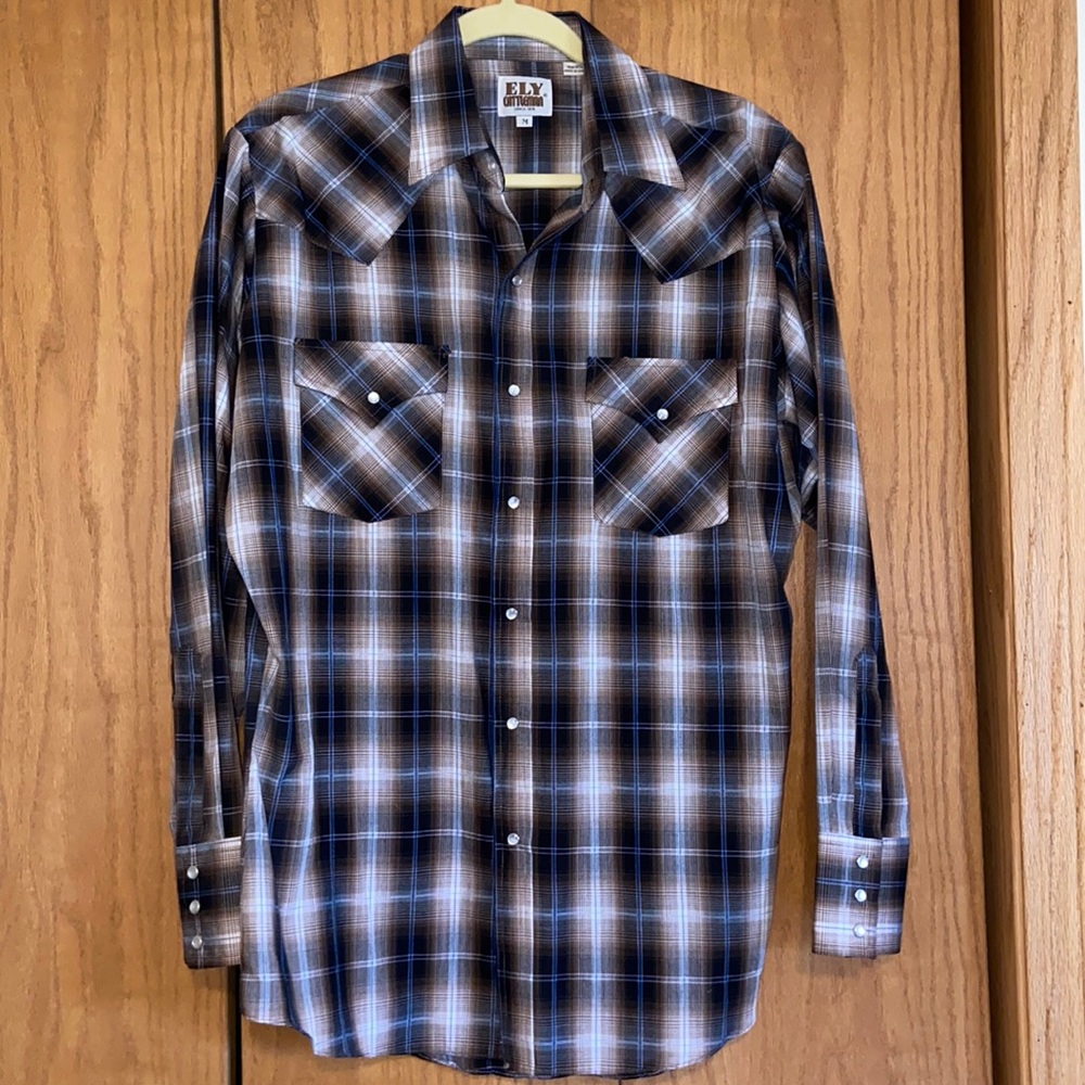 Ely Cattleman Men’s Wester Shirt